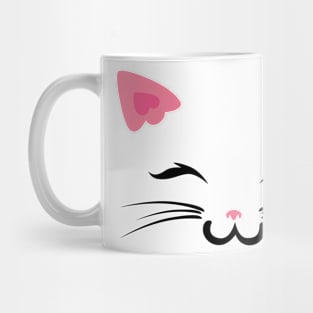 Happy Kawaii Cat Face Mug